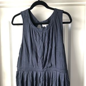 Anthropologie Pleated Peplum Tank